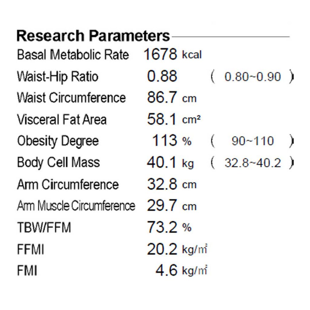 تفسیر بخش پارامترهای پژوهشی